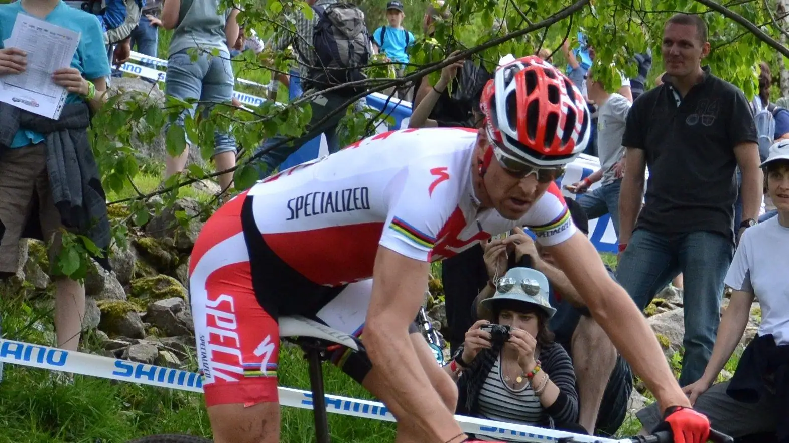 Christoph Sauser — La Bresse World Cup 2012 · XCO