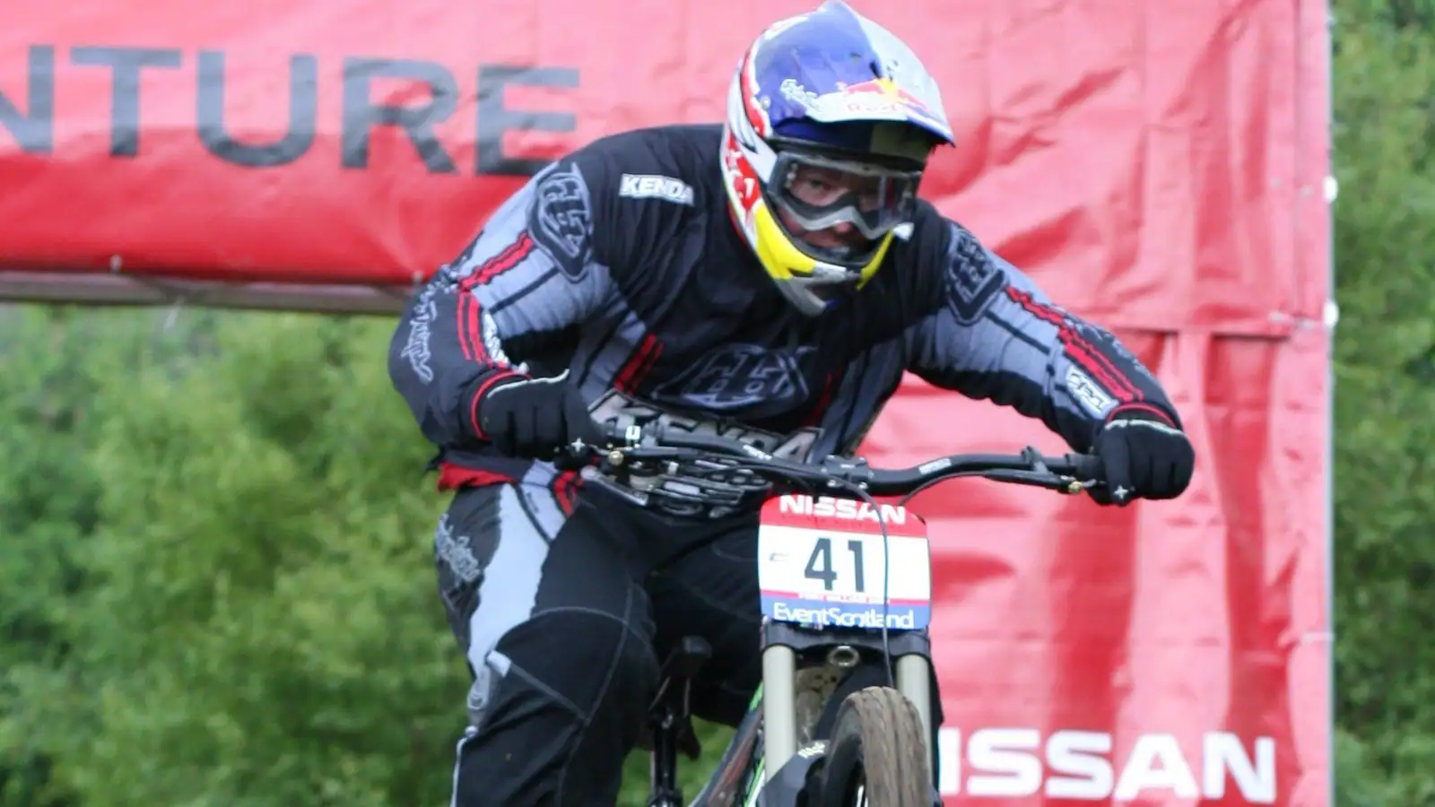Nathan Rennie — Fort William World Cup 2009 · DHI practice