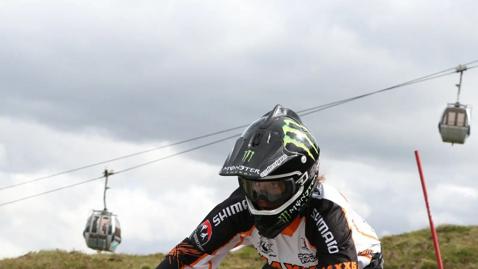 Sabrina Jonnier — Fort William World Cup 2009 · DHI practice