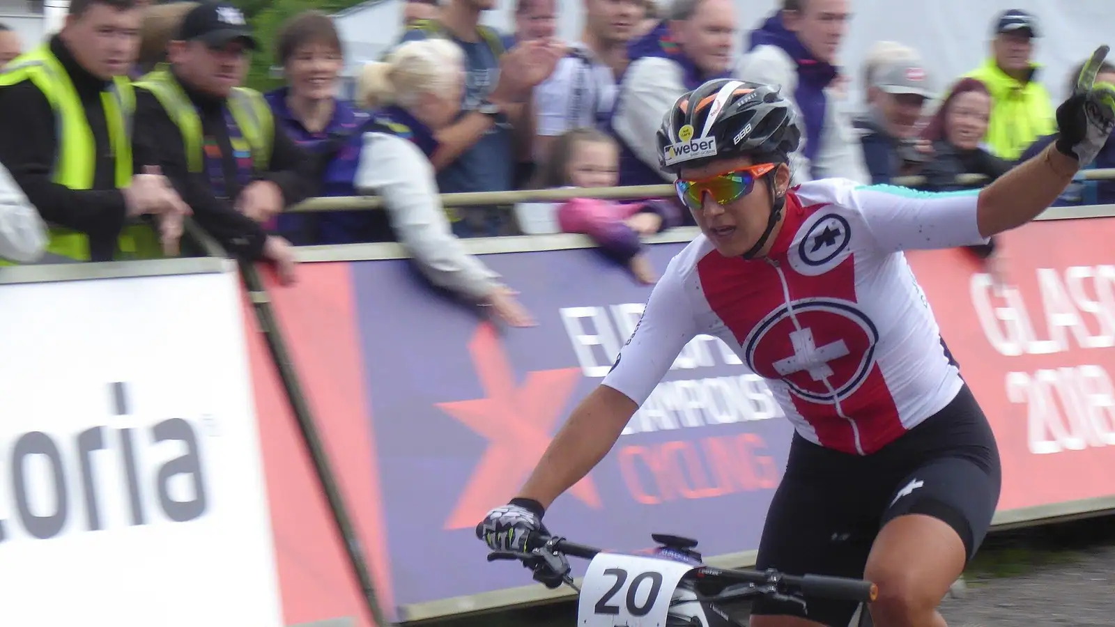 Ramona Forchini — European Championships, Cathkin Braes (Glasgow) 2018 · XCO finish