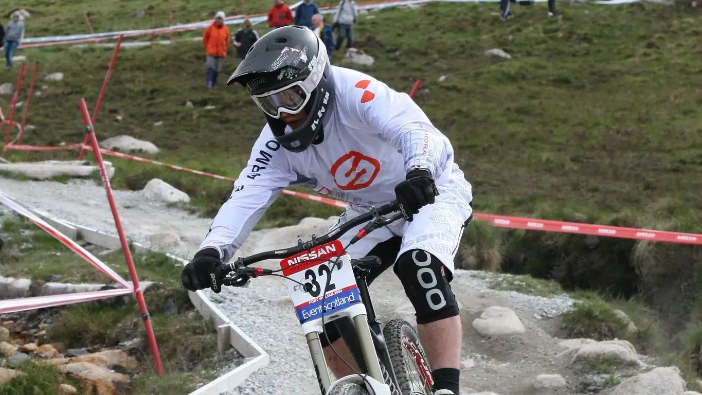 Rémi Thirion — Fort William World Cup 2009 · DHI practice